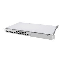 MikroTik CRS812-8DS-2DQ-2DDQ-RM Router with RouterOS L6, Rackmount Case
