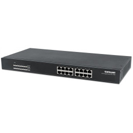 Intellinet 16-Port Gigabit Ethernet Rackmount PoE+ Switch (560993)