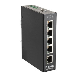 D-Link DIS-100E-5W Unmanaged Fast Ethernet Switch (10/100) Black