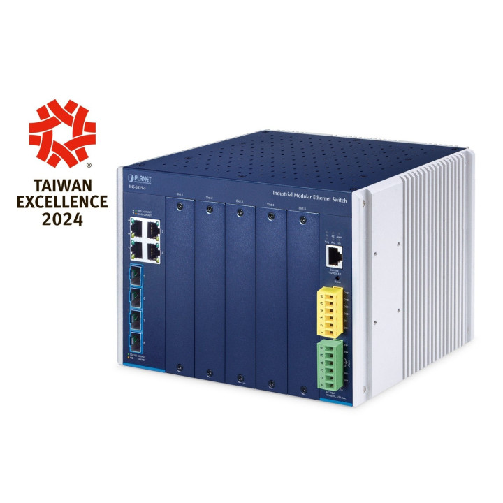 PLANET IMS-6325-5 Industrial Layer 3 Managed Gigabit Ethernet Switch, 5 Ports