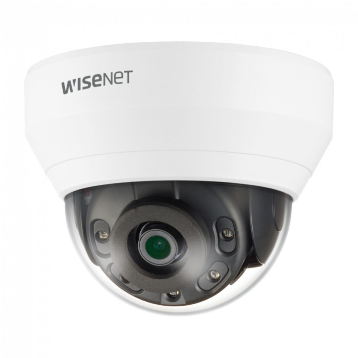 Hanwha Vision QND-7012R Dome IP Security Camera, Indoor, 2MP, White
