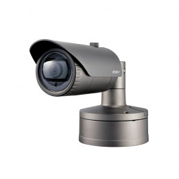 Hanwha Vision XNO-6010R Caméra de sécurité IP Bullet 2 MP, 1080p, intérieur/extérieur, support mural, noir