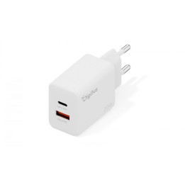 DIGITUS DA-10300 Wall Charger 20W | 1x USB-C, 1x USB-A | PD 3.0, QC 3.0 | White