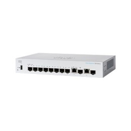Cisco CBS350-8S-E-2G-EU Managed 8-Port SFP Switch with 2x 1G Combo Uplink