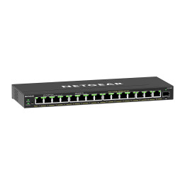 Netgear GS316EP-100PES Conmutador PoE+ gestionado inteligente Gigabit de 16 puertos con presupuesto de 190 W