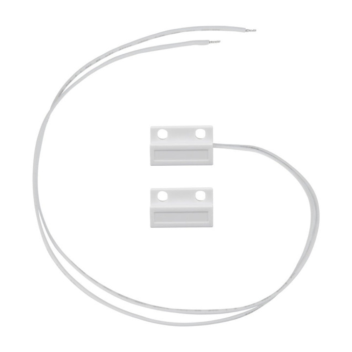 BCS PA-MSP02 Mini White Plastic Contact Sensor with Cable (20 pcs)