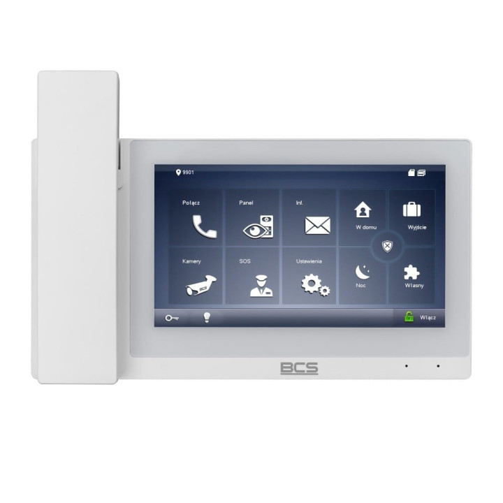 BCS BCS-MON7500W-S Video Monitor with Intercom and Live View