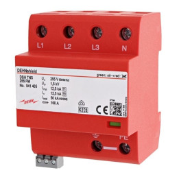 DEHN DSH TNS 255 Type 1+2 AC Surge Arrester 941405