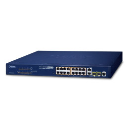 PLANET FGSW-1816HPS 16-Port 10/100TX PoE+ 2-Port Gigabit TP/SFP Combo Managed Switch (240W)