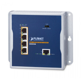 PLANET WGS-E304PT Industrial PoE++ Extender, 1-Port 95W to 4-Port PoE+, IP30, -40-75°C
