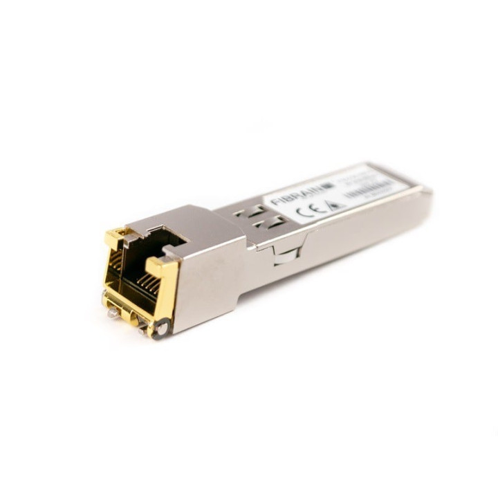 Fibrain FTS-C12G-10M+-CI SFP 10/100/1000BaseT Ethernet UTP Transceiver 100m
