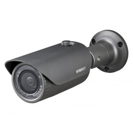 Hanwha Vision HCO-7030RA Bullet CCTV Security Camera, 2560x1440, Indoor/Outdoor, Grey