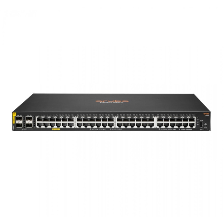 Conmutador gestionado HPE Aruba Networking CX 6000 48G Class4 PoE 4SFP 740W R9Y03A