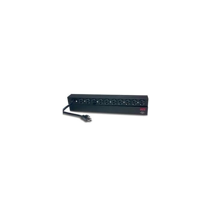 APC AP9563 Basic Rack PDU 1U 20A 120V Power Distribution Unit Black