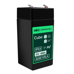 Green Cell AGM37 4V 4Ah VRLA AGM Battery