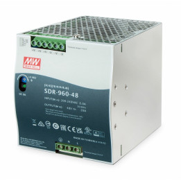 PLANET PWR-960-48 Alimentation sur rail DIN 48 V 960 W réglable 48-56 V DC 230 V AC entrée