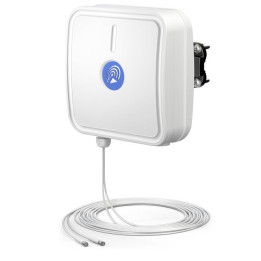 Antenne directionnelle QuWireless AP5G2 5G/LTE MIMO 2x2 avec câble de 5 m, connecteur SMA