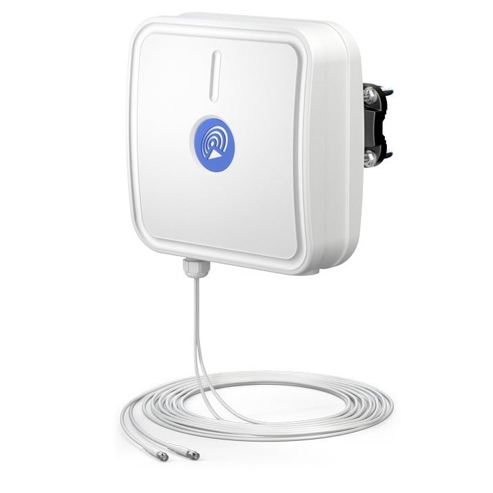 Antenne directionnelle QuWireless AP5G2 5G/LTE MIMO 2x2 avec câble de 5 m, connecteur SMA