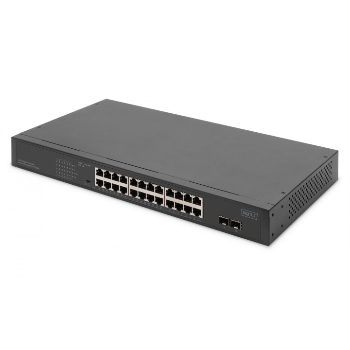 DIGITUS DN-95348-2 24-Port Gigabit + 2-Port Gigabit SFP Switch