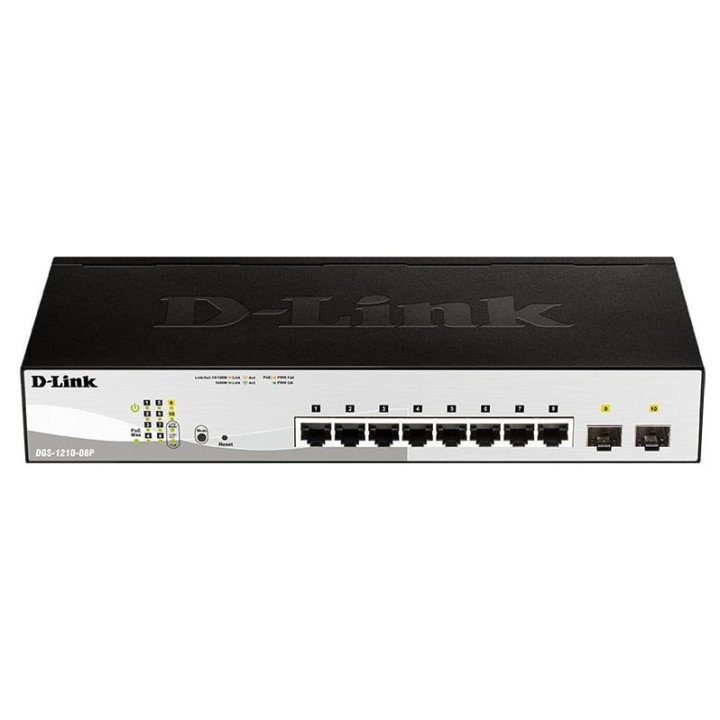 D-Link DGS-1210-08P L2 Gigabit PoE Network Switch