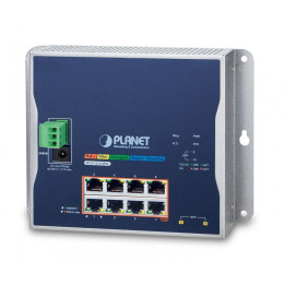 PLANET WGS-5225-8P2S Conmutador PoE+ gestionado L2+, 8x Gigabit PoE + 2x 2.5G SFP, IP30, Montaje en pared, -40~75°C