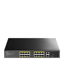 Cudy FS1018PS1 16-Port 10/100M PoE+ Switch with 2 Gigabit Uplink and 1 SFP Port 200W Unmanaged