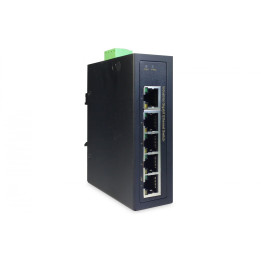 DIGITUS DN-651107 Industrial Gigabit Ethernet Switch 5-port, DIN rail, extended temp. range