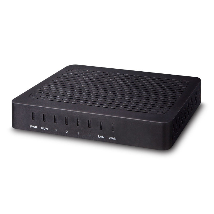 PLANET VGW-420FS 4-portowa bramka VoIP SIP z 4 portami FXS, IETF SIP 2.0, T.38, TLS/SRTP, VLAN, QoS, SNMP, TR069