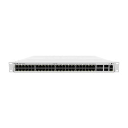 MikroTik CRS354-48P-4S+2Q+RM L3 Managed Network Switch, 48x Gigabit Ethernet, PoE, 4x SFP+, 2x QSFP+