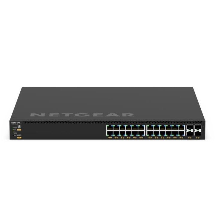 Netgear GSM4328-100NES M4350-24G4XF Conmutador gestionado de 28 puertos Gigabit L3 con PoE