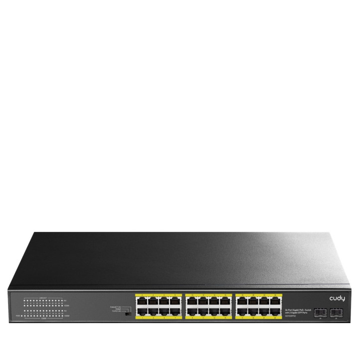 Cudy GS1028PS2 24-Port Gigabit PoE+ Switch with 2 SFP Ports, 300W, Unmanaged