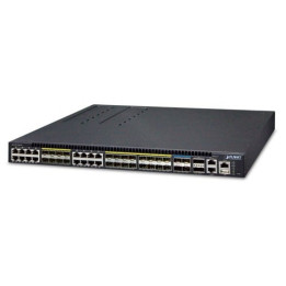 PLANET XGS3-24242 Layer 3 24-Port 100/1000X SFP + 8-Port Shared TP + 4-Port 10G SFP+ Stackable Managed Gigabit Switch with 36-75