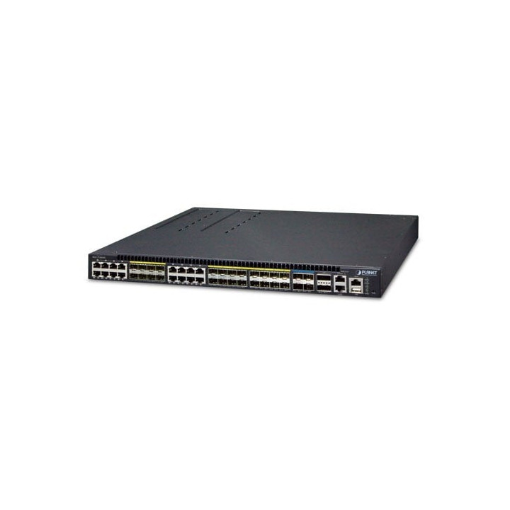 PLANET XGS3-24242 Layer 3 24-Port 100/1000X SFP + 8-Port Shared TP + 4-Port 10G SFP+ Stackable Managed Gigabit Switch with 36-75
