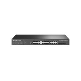 TP-Link TL-SG3428X-UPS Switch administrable JetStream 24 ports Gigabit L2+ avec 4 emplacements SFP+ 10GE et alimentation UPS