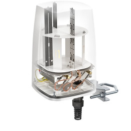Antenne omnidirectionnelle QuWireless AX10S Gain 7 dBi 2,4-6 GHz PoE