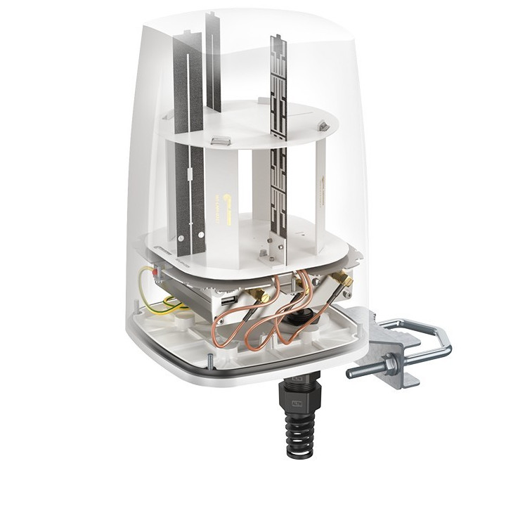 Antenne omnidirectionnelle QuWireless AX10S Gain 7 dBi 2,4-6 GHz PoE