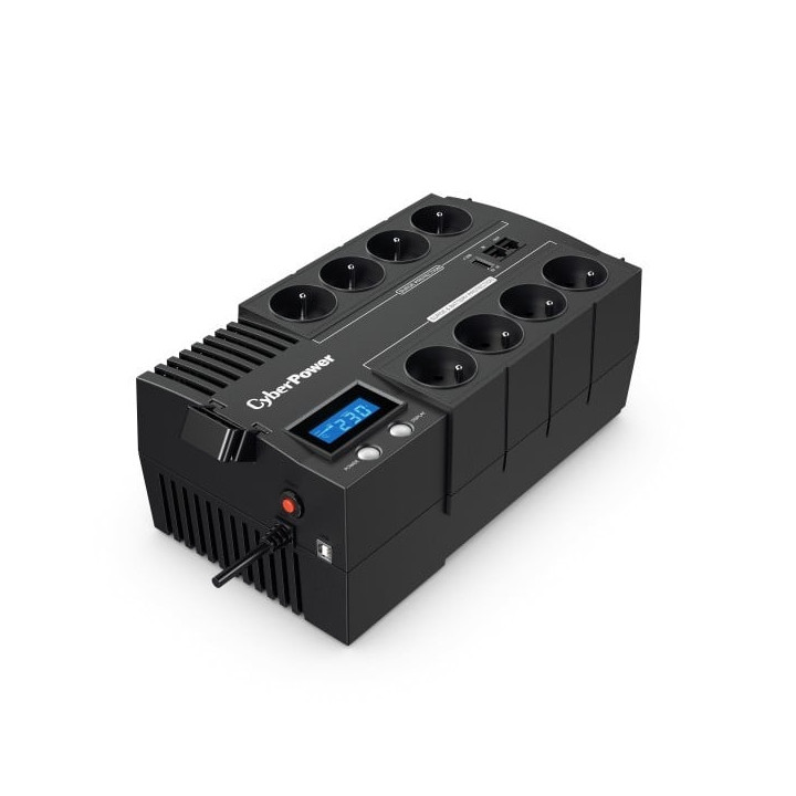 CyberPower BR700ELCD-FR Uninterruptible Power Supply (UPS) Line-Interactive 0.7 kVA 420 W 8 Outlets