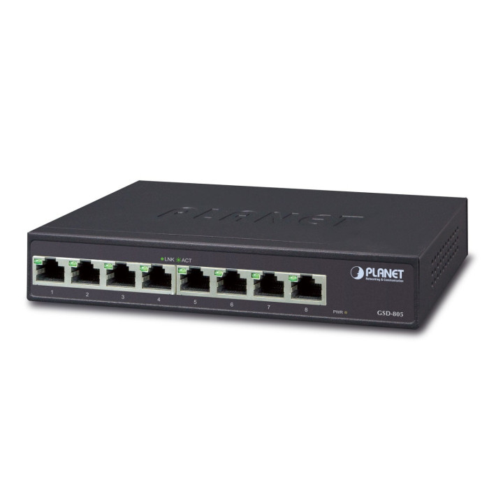 PLANET GSD-805 8-Port Gigabit Ethernet Switch