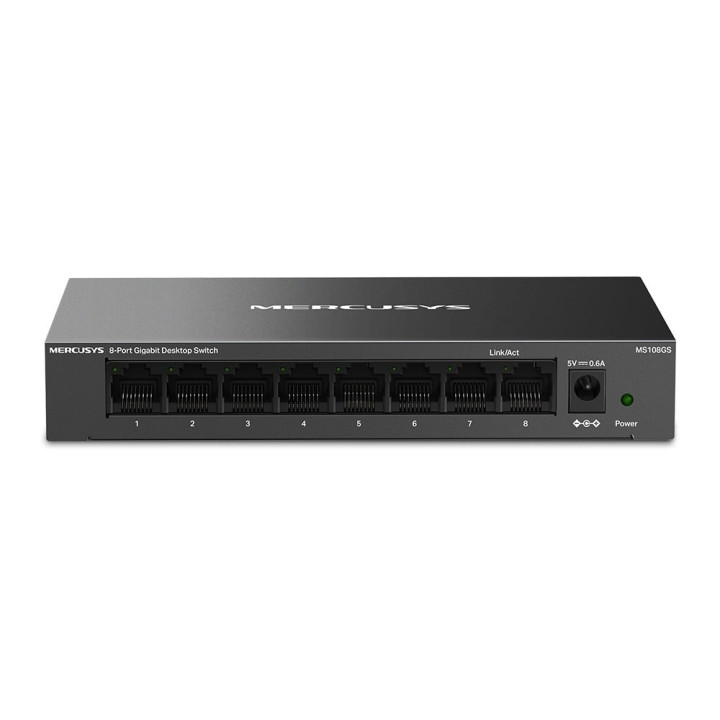 TP-LINK MS108GS Unmanaged Gigabit Ethernet Switch, 8-Port, Black