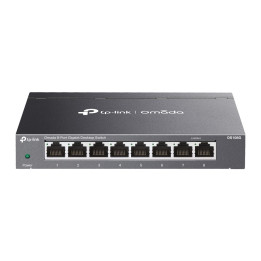 TP-Link Omada DS108G Unmanaged Gigabit Ethernet Switch, 8-Port, Black