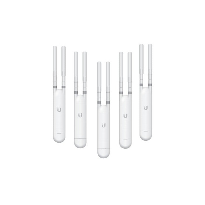 Ubiquiti UniFi AC Mesh 5-pak (UAP-AC-M-5) – 5 punktów dostępowych, Wi-Fi 5, PoE, 1167 Mbps