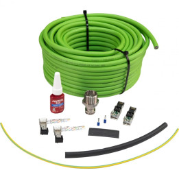 AXIS 03306-001 Cat6a Networking Cable 10 m Green