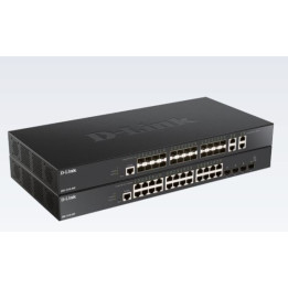 D-Link DXS-1210-28T Managed 10G Ethernet Switch 28-Port 1U Rackmount Black