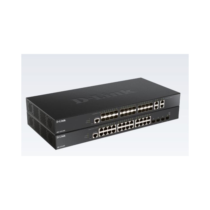 D-Link DXS-1210-28T Managed 10G Ethernet Switch 28-Port 1U Rackmount Black