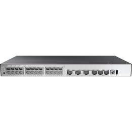 Switch Huawei S5735-L24P4XE-A-V2 (24 puertos GE PoE+, 4 10GE SFP+, 2 puertos stack, alimentación AC, licencia incluida)