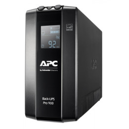 APC Back-UPS Pro BR900MI 900VA UPS, 6 Outlets, AVR, LCD Interface, Black