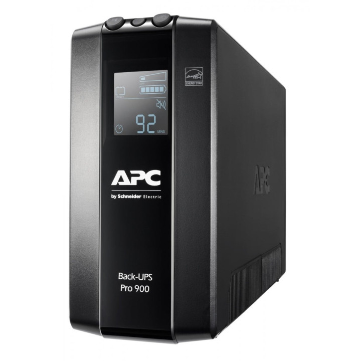 APC Back-UPS Pro BR900MI 900VA UPS, 6 Outlets, AVR, LCD Interface, Black