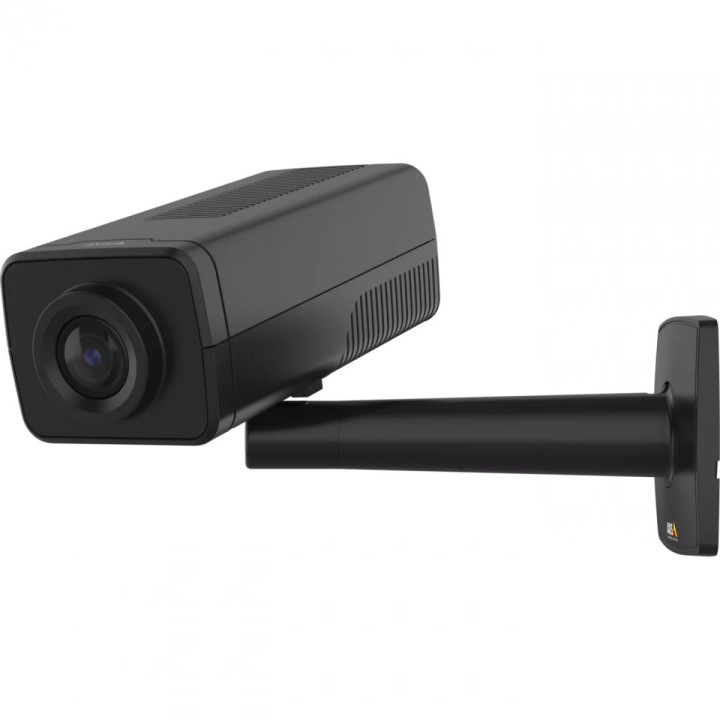 Caméra de sécurité IP AXIS Q1728 Box, 4K, extérieure, montage sur poteau