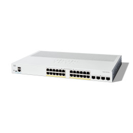 Cisco Catalyst 1200 24-Port Gigabit PoE Switch with 4x10G SFP+ (C1200-24P-4X)