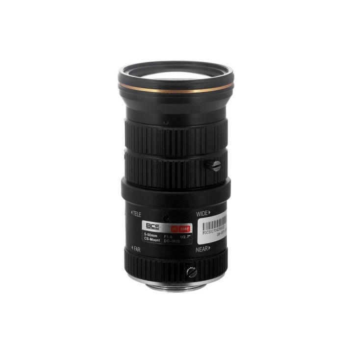 BCS BCS-05506MIR 5-50mm Variable Focal Megapixel Lens with DC Auto Iris for CCTV Cameras